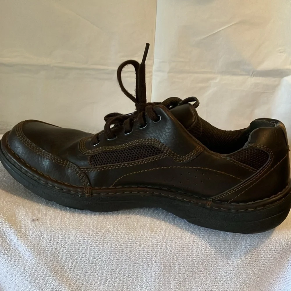 Streetcars Men’s Brown Oxford Leather Sz 10M Lace up Casual Shoes GUC